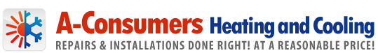 Logo, A-Consumers Heating and Cooling - Heating and Air Conditioning